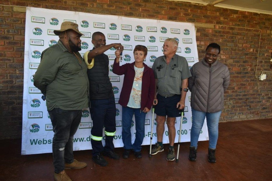 Young farmer benefits from land reform programme